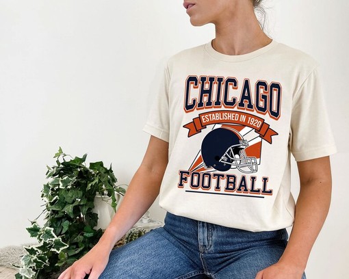 Classic Chicago Football Shirt - Retro Sweatshirt for NFL Fans and Enthusiasts - Image 4