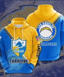 Classic Custom Sport Design All Over Print 3D Hoodie - Los Angeles Chargers Fans