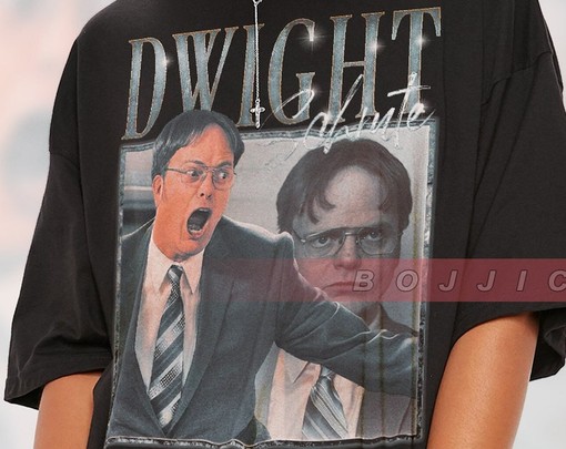Classic Dwight Schrute The Office Shirt - Retro Schrute Farm and Jim Halpert Tee - Image 2