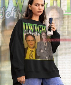 Classic Dwight Schrute The Office Sweatshirt - Retro Schrute Farm and Jim Halpert Tee