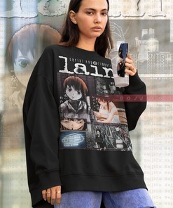 Classic Lain Iwakura Sweater - Serial Experiments Lain Sweatshirt