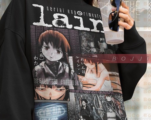 Classic Lain Iwakura Sweater - Serial Experiments Lain Sweatshirt - Image 4