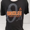 Classic Logo Baseball Tee: MLB Baltimore Orioles Black T-Shirt with Team Logo
