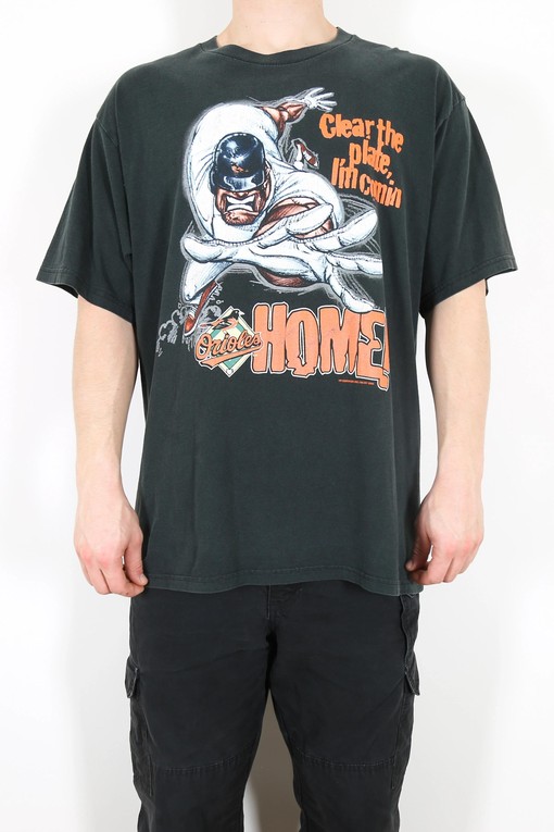 Classic MLB Baseball Shirt: Vintage Baltimore Orioles Graphic T-Shirt with Retro Design