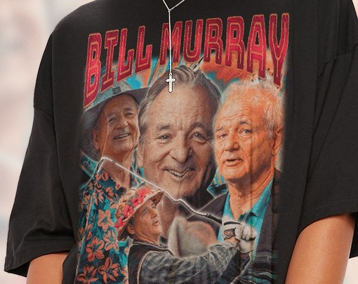 Classic Movie T Shirts: BILL MURRAY Retro 90s Style Shirt, William James Murray T-Shirt, Homage Tee For Movie Fans - Image 2