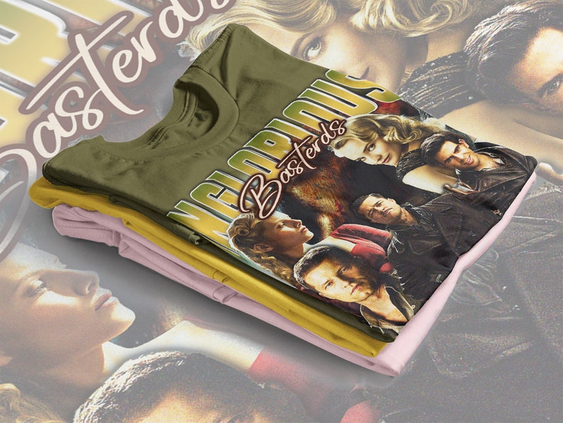 Classic Movie T-Shirts, INGLORIOUS BASTERDS Vintage Shirt, Aldo The Apache Colonel Hans LandaRetro 90s Shirt - Image 4