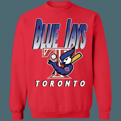 Classic Muscle Bird MLB Crewneck Sweatshirt Hoodie Shirt for Toronto Blue Jays Fans - Image 2