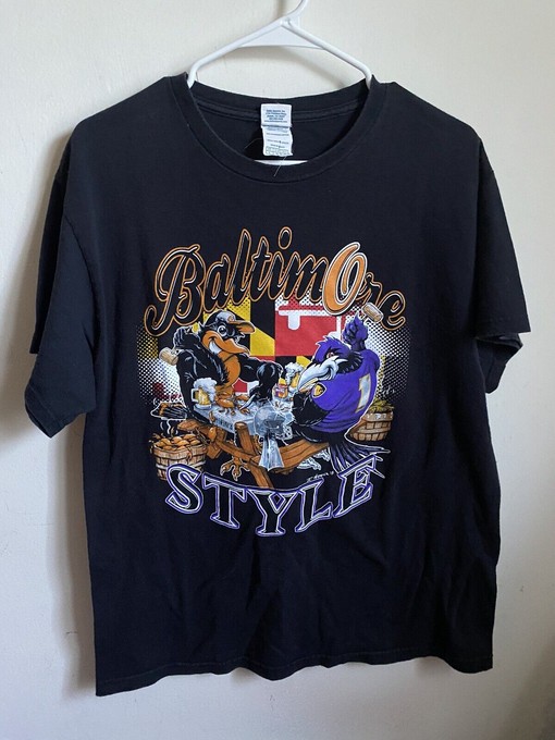 Classic Orioles Tee: Baltimore Orioles and Raven T-Shirt Baltimore Styles 20 Baseball