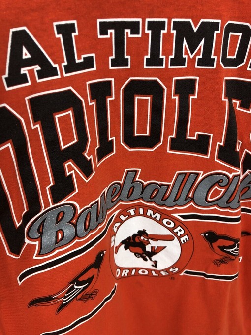 Classic Orioles Tee: Vintage Baltimore Orioles Logo 7 T-Shirt Large MLB Baseball - Image 2