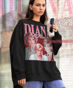 Classic Princess Diana Fan Sweater - Vintage Style Tribute with British Royalty Quote