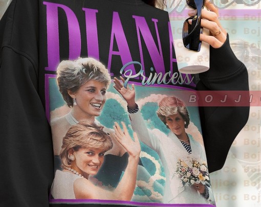 Classic Princess Diana T-Shirt - Retro Style Fan Tee with British Royalty Quote - Image 4