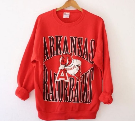 Classic Razorbacks Shirt And Hoodie - Vintage University Of Arkansas Razorbacks Sweatshirt