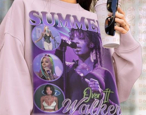 Classic Summer Walker Sweatshirt, Retro Tribute Tee, Vintage 90s Concert Tour Shirt - Image 4