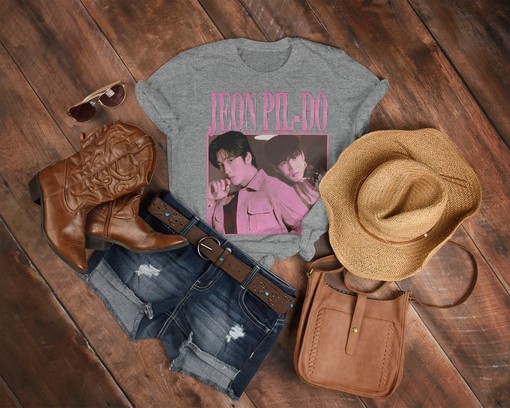 Classic TV Series Movie Shirts, Jeon Pil-do Vintage Unisex Tees, My Name Homage Retro 90s, Oversize Shirt - Image 3