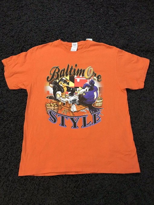 Classic Tee for Sports Fans: Baltimore Orioles Baltimore Ravens Baltimore Style Shirt Baseball Football City
