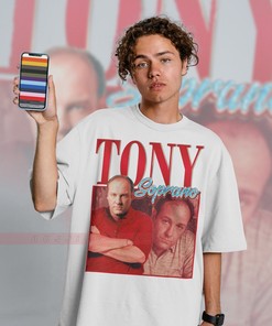 Classic Tony Soprano T-Shirt, Retro Homage Tee for Tony Soprano Fans, Vintage Shirt