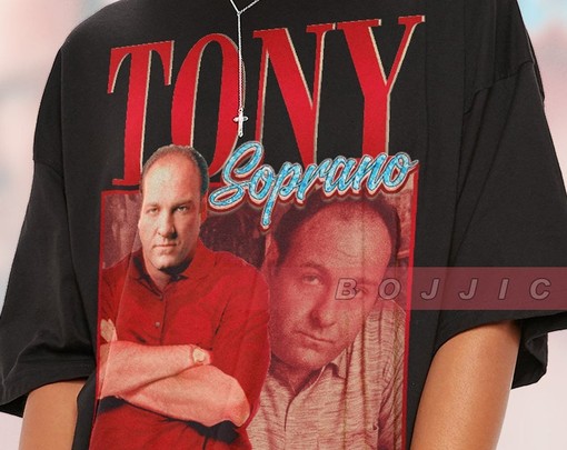Classic Tony Soprano T-Shirt, Retro Homage Tee for Tony Soprano Fans, Vintage Shirt - Image 2