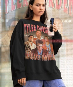 Classic Tyler Durden Sweatshirt, Retro 90s Homage Sweater, Brad Pitt Bootleg Shirt