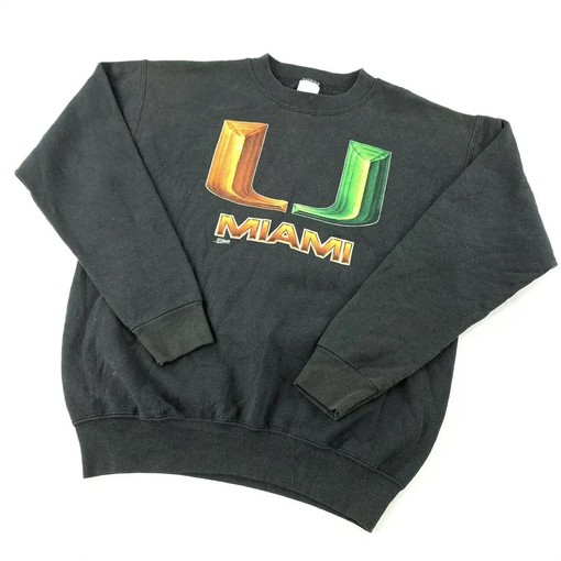 Classic University of Miami Crewneck Graphic T-Shirt Sweatshirt Pullover Hoodie Gift For NCAA Shirts Fans