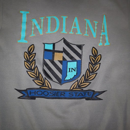 Classic Vintage Indiana Hoosier State Pullover Sweatshirt for NCAA Fans - Show Your State University Pride - Image 2