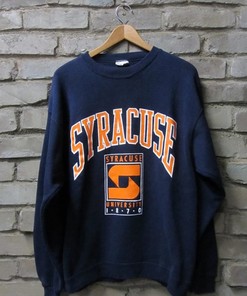 Classic Vintage Style Syracuse University Basketball Football Sweatshirt will Keep You Warm