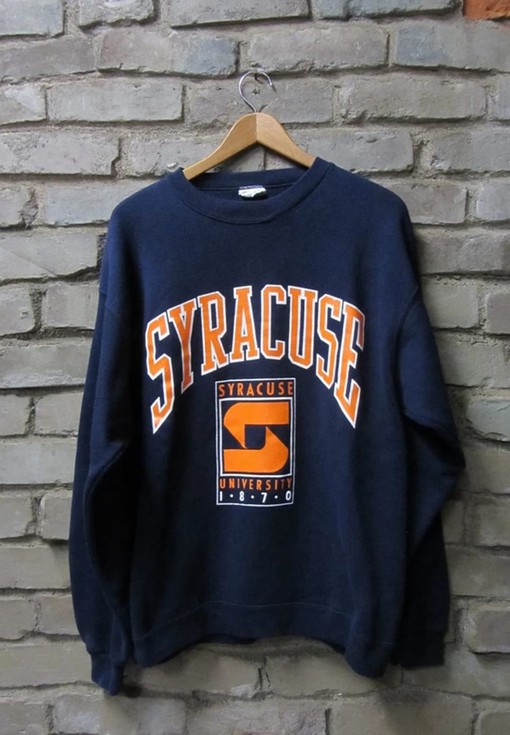 Classic Vintage Style Syracuse University Basketball Football Sweatshirt will Keep You Warm