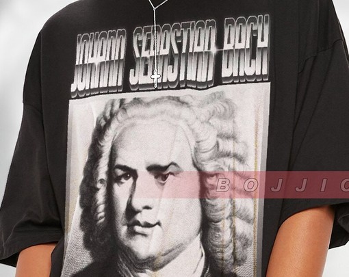 Classical Music Tee - Johann Sebastian Bach Homage Shirt - Image 2