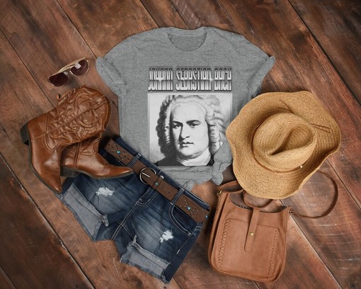 Classical Music Tee - Johann Sebastian Bach Homage Shirt - Image 3