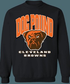 Cleveland Browns DOG POUND Vintage NFL American Football Lover Sweatshirt Hoodie - Perfect for Dog Lovers