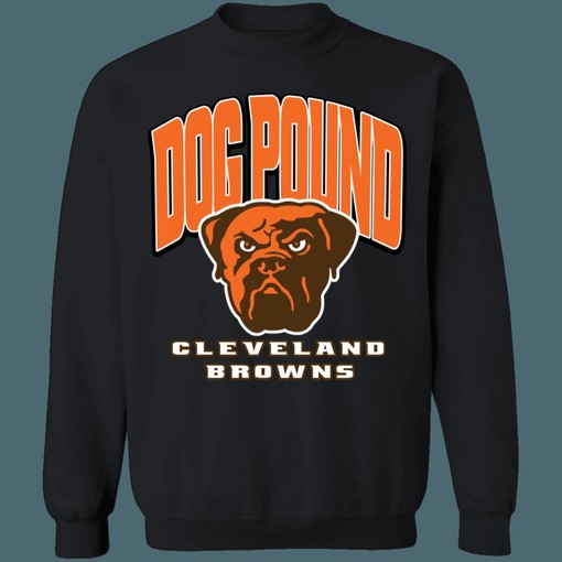 Cleveland Browns DOG POUND Vintage NFL American Football Lover Sweatshirt Hoodie - Perfect for Dog Lovers