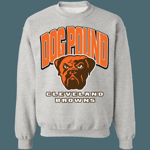 Cleveland Browns DOG POUND Vintage NFL American Football Lover Sweatshirt Hoodie - Perfect for Dog Lovers - Image 2