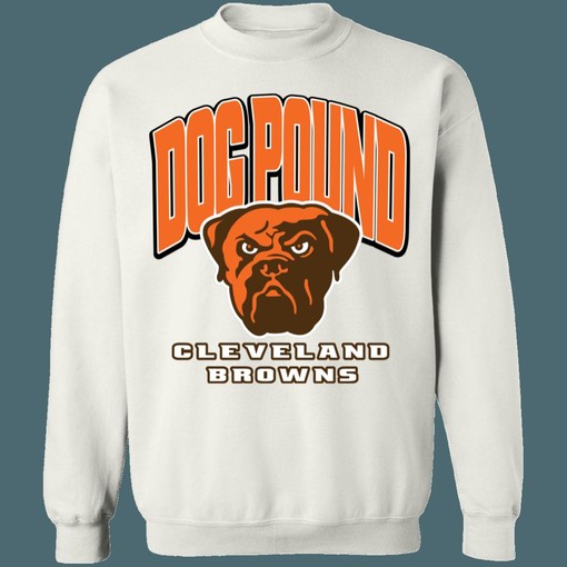 Cleveland Browns DOG POUND Vintage NFL American Football Lover Sweatshirt Hoodie - Perfect for Dog Lovers - Image 4