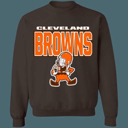 Cleveland Browns Retro Sweatshirt Hoodie - Vintage NFL American Football Lover Gear - Image 2