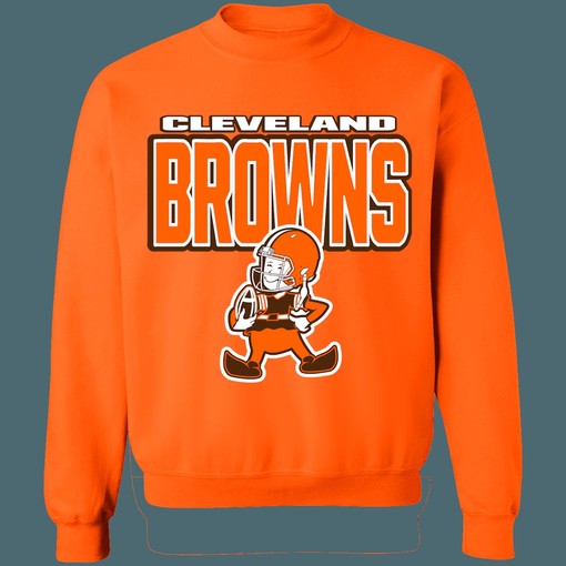 Cleveland Browns Retro Sweatshirt Hoodie - Vintage NFL American Football Lover Gear - Image 4