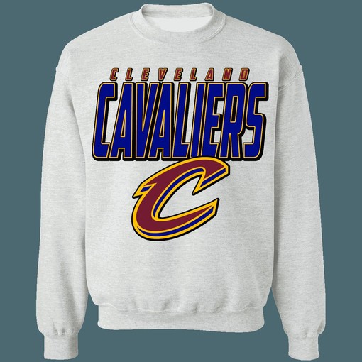 Cleveland Cavaliers NBA Retro Design T-Shirt Hoodie - Vintage Look
