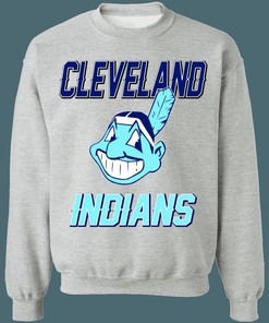 Cleveland Guardians Icy Wahoo Vintage MLB Crewneck Hoodie Shirt - Unique Look for Baseball Fans