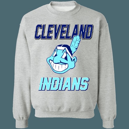 Cleveland Guardians Icy Wahoo Vintage MLB Crewneck Hoodie Shirt - Unique Look for Baseball Fans