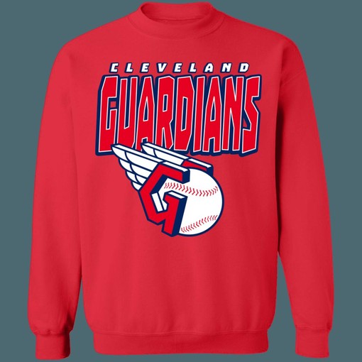 Cleveland Guardians Retro MLB Crewneck Hoodie Shirt - Perfect for Baseball Season - Image 2