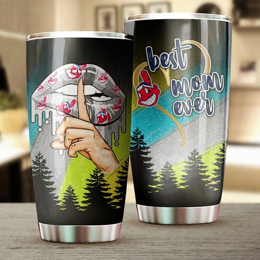 Cleveland Indians Amazing Baseball Design MLB Tumbler - Baseball Tumbler - Image 2
