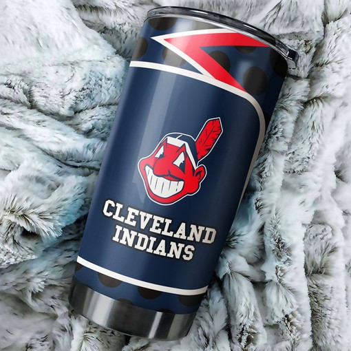 Cleveland Indians MLB Tumbler with Personalized Touch - Perfect Tumbler for Indians Fanatics
