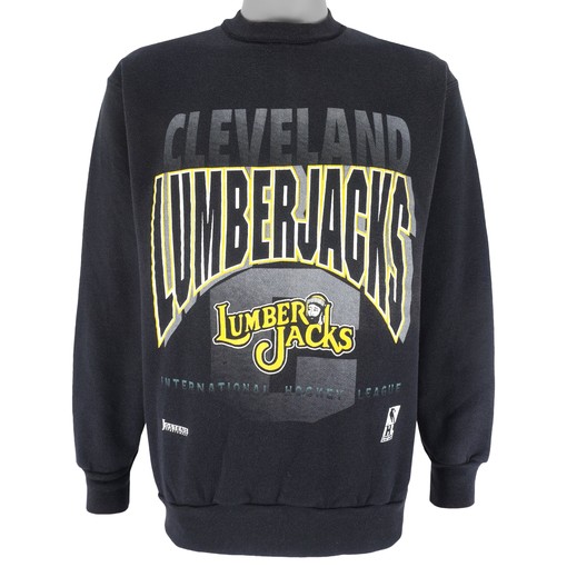 Cleveland Lumberjacks IHL Sweatshirt, 1990s Vintage American Football Shirt - Perfect Gift for Dad