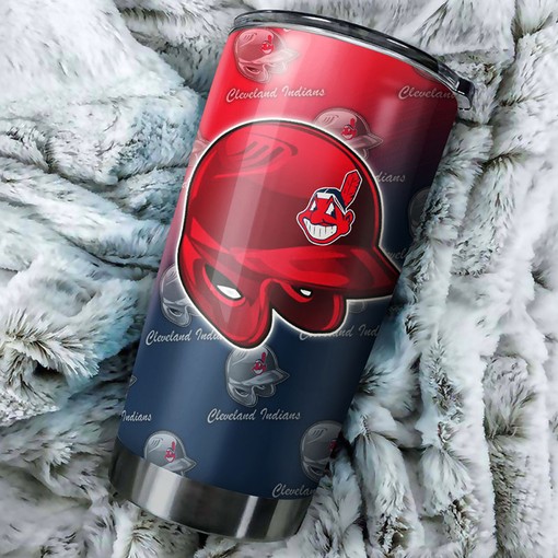 Clever Cleveland Indians Funny Dog MLB Tumbler with Comical Design for Any Fan - Image 2