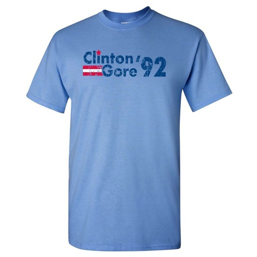 Clinton Gore '92 Campaign American University T Shirt Sweatshirt Pullover Hoodie Reprinted Gifts For Fans