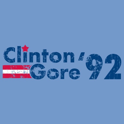 Clinton Gore '92 Campaign American University T Shirt Sweatshirt Pullover Hoodie Reprinted Gifts For Fans - Image 2