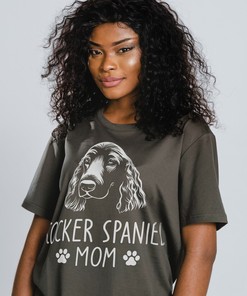 Cocker Spaniel and Corgi Mom Vintage Tees for Animal Lovers