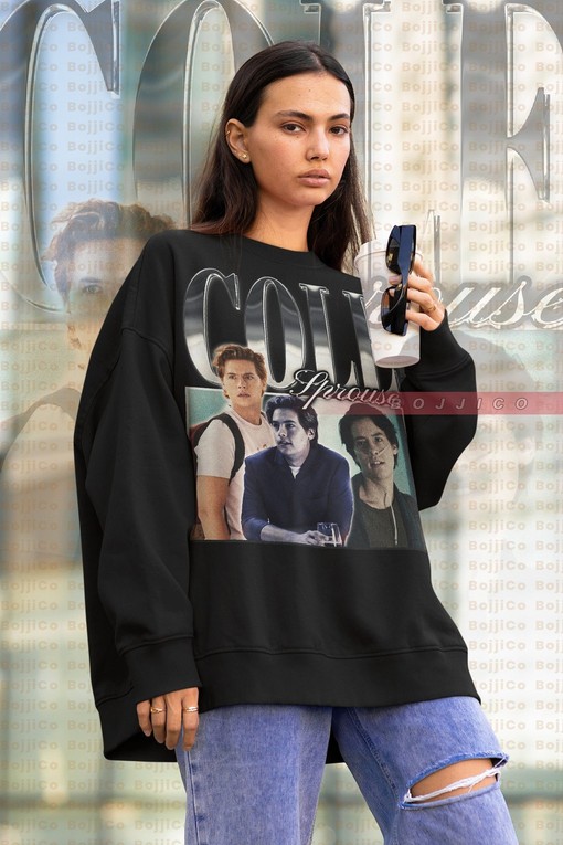 Cole Sprouse Vintage Sweatshirt, Jughead Jones Homage Tee, Retro Movie T-shirts for Men