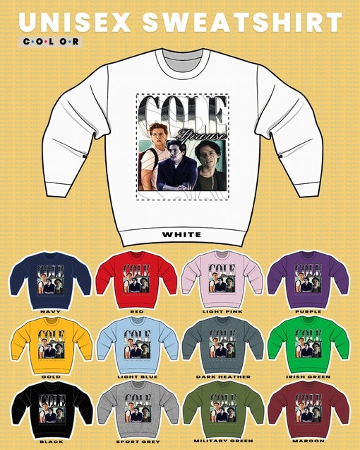 Cole Sprouse Vintage Sweatshirt, Jughead Jones Homage Tee, Retro Movie T-shirts for Men - Image 3