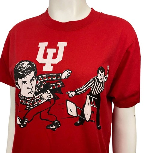Collectible 1980s Rare Iu Indiana University Bobby Knight Shirt for NCAA Fans - Own a Piece of History