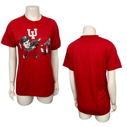 Collectible 1980s Rare Iu Indiana University Bobby Knight Shirt for NCAA Fans - Own a Piece of History - Image 2