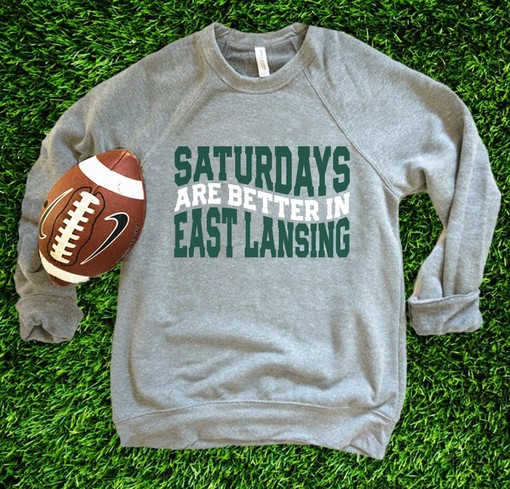 College Tailgate Parties Perfect with Michigan State College Sweatshirt - NCAA Apparel